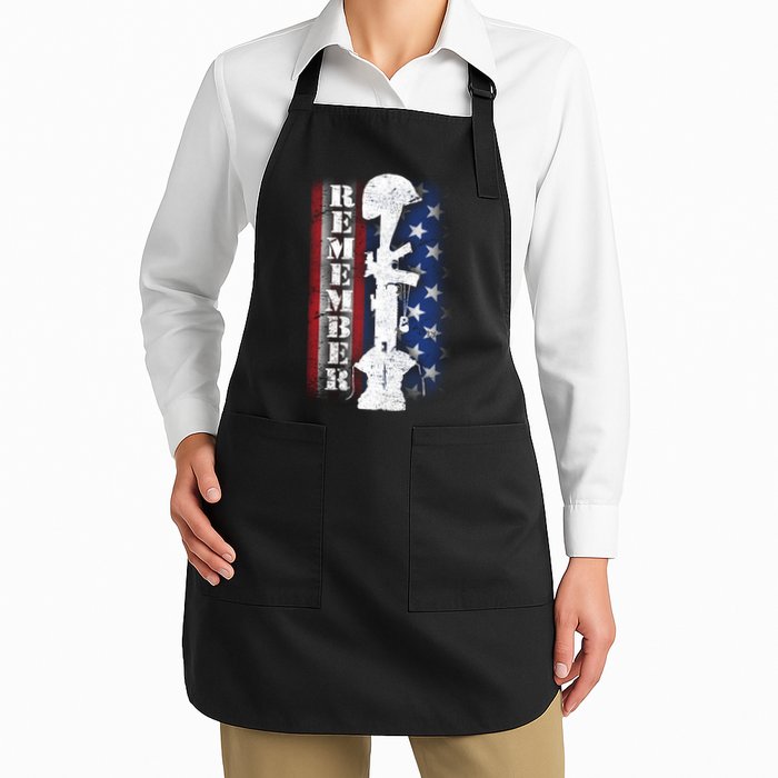 Remember The Fallen Flag Apron