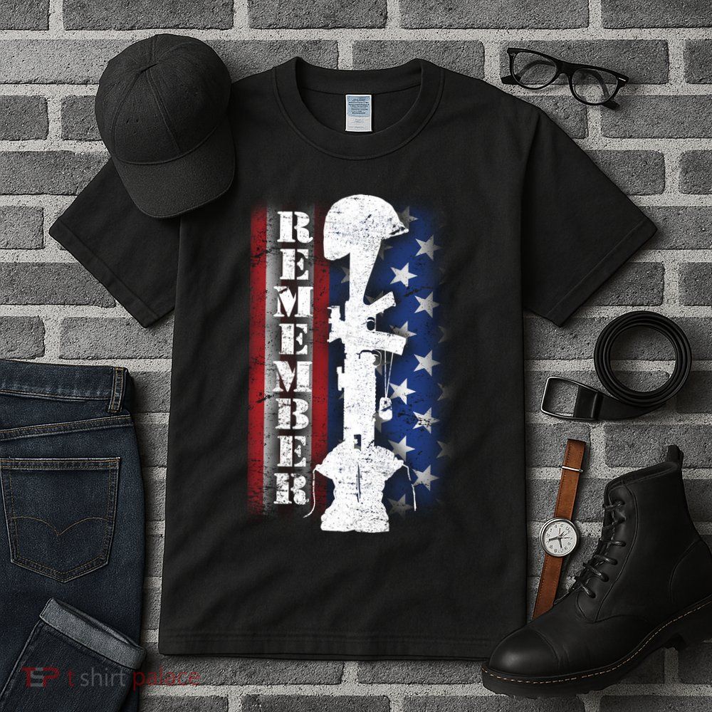 Remember The Fallen Flag Tall T-Shirt