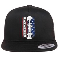 Remember The Fallen Flag Flatbill Hat