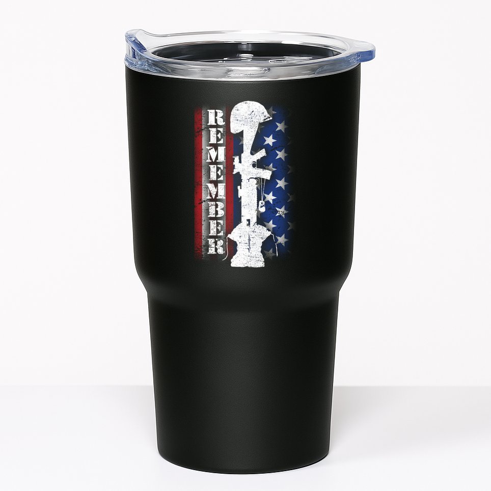 Remember The Fallen Flag Tumbler