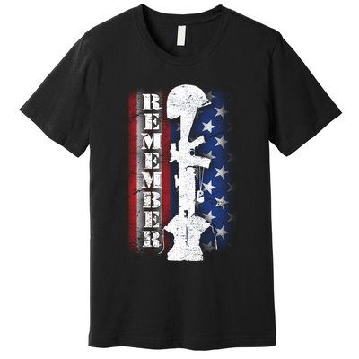 Remember The Fallen Flag Premium T-Shirt