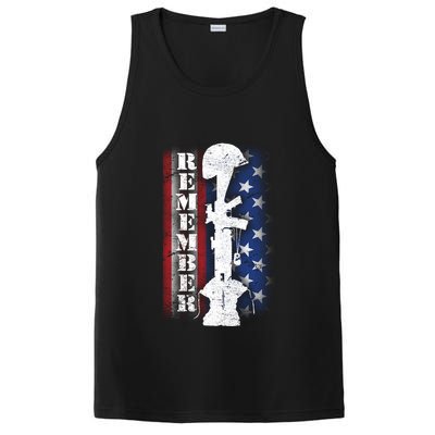 Remember The Fallen Flag PosiCharge Competitor Tank