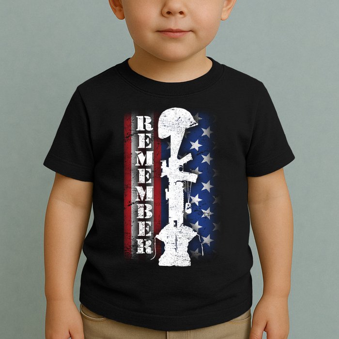 Remember The Fallen Flag Toddler T-Shirt