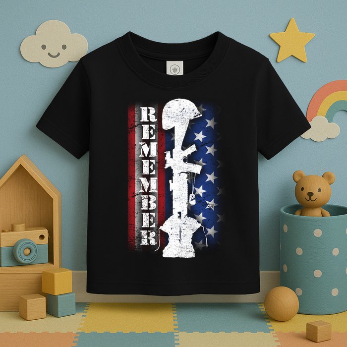Remember The Fallen Flag Toddler T-Shirt
