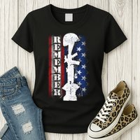 Remember The Fallen Flag Womens T-Shirt