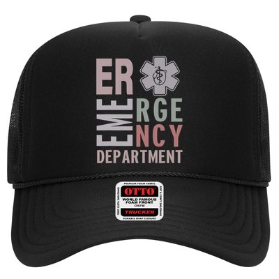 Retro Emergency Department Er Nurse Nurse Week  Trucker Hat