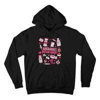 Retro Emergency Department Ed Er Nurse Valentines Day Hoodie