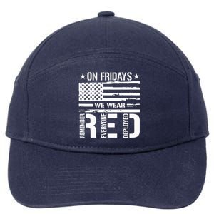 Remember Everyone Deployed On Friday We Wear Red 7-Panel Snapback Hat