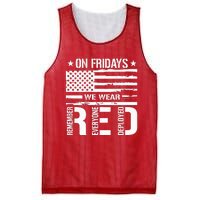 Remember Everyone Deployed On Friday We Wear Red Mesh Reversible Basketball Jersey Tank