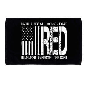 Remember Everyone Deployed Red Friday Microfiber Hand Towel