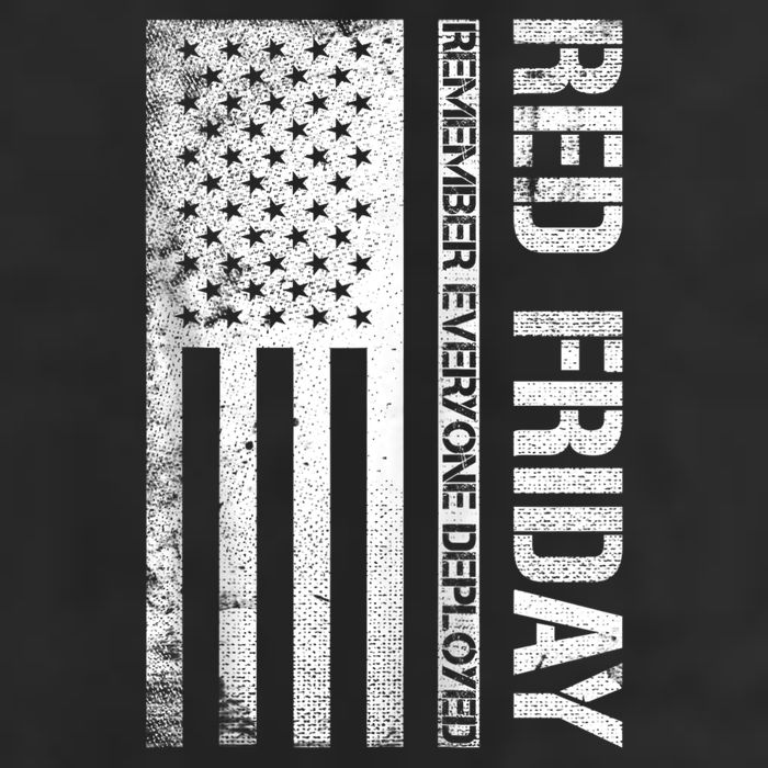 Remember Everyone Deployed Red Friday Zip Hoodie Cool Comfort Performance Bucket Hat
