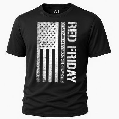 Remember Everyone Deployed Red Friday Zip Hoodie Performance Shirt