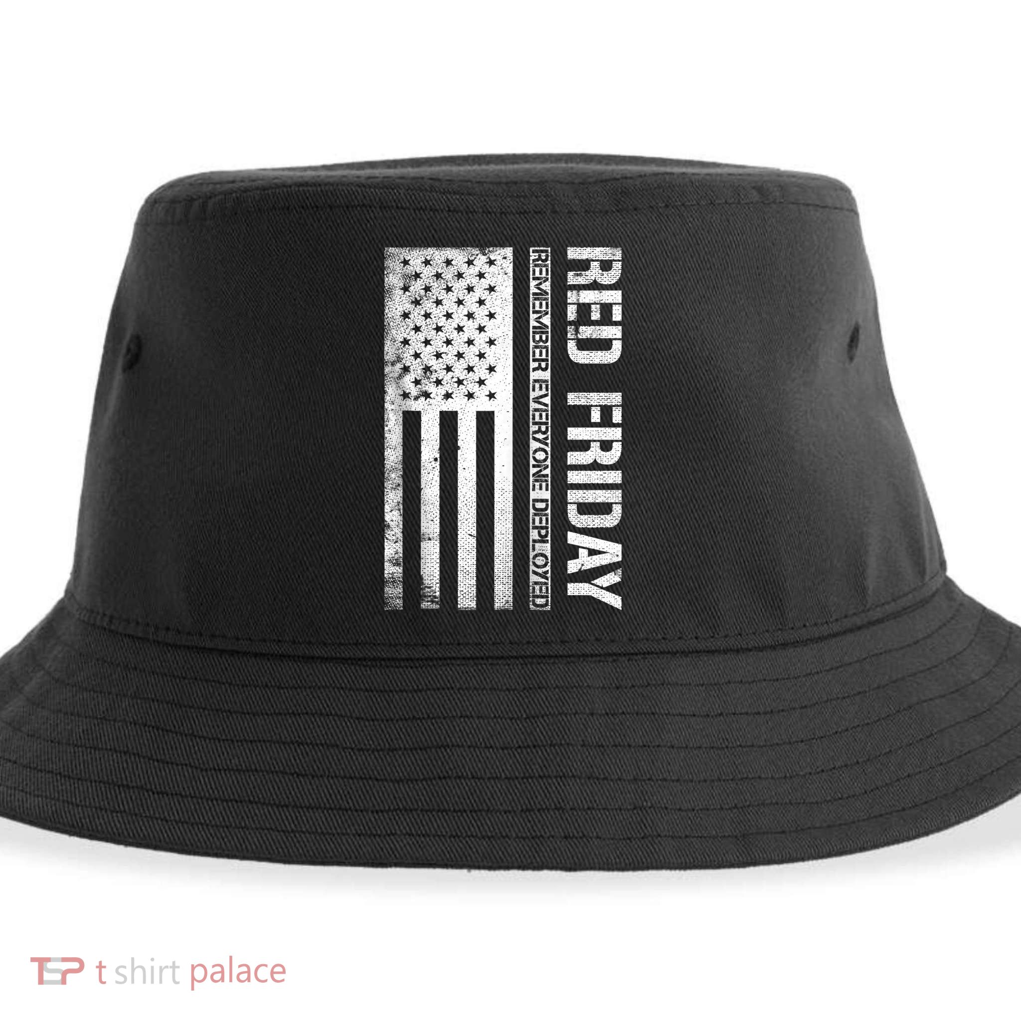 Remember Everyone Deployed Red Friday Zip Hoodie Sustainable Bucket Hat