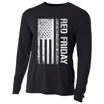 Remember Everyone Deployed Red Friday Zip Hoodie Cooling Performance Long Sleeve Crew
