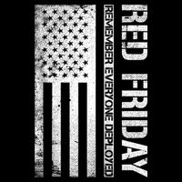 Remember Everyone Deployed Red Friday Zip Hoodie Cropped Pullover Crew