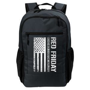 Remember Everyone Deployed Red Friday Zip Hoodie Daily Commute Backpack