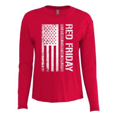 Remember Everyone Deployed Red Friday Zip Hoodie Womens Cotton Relaxed Long Sleeve T-Shirt