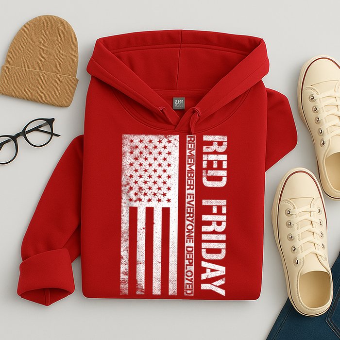 Remember Everyone Deployed Red Friday Zip Hoodie Hoodie