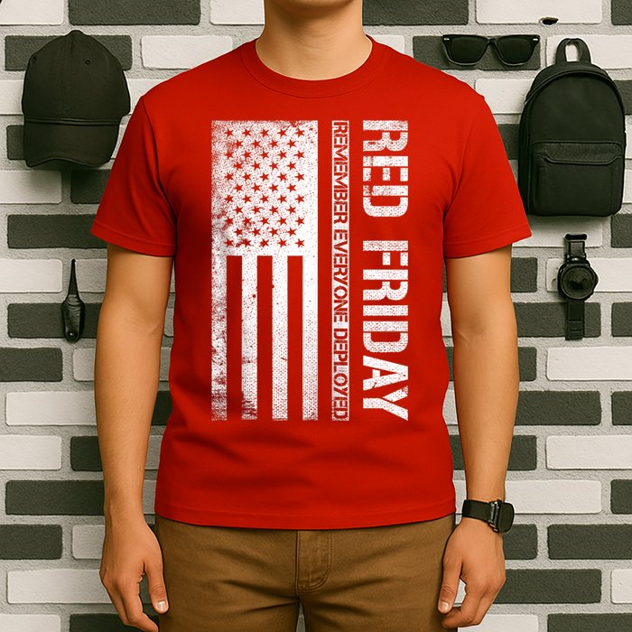 Remember Everyone Deployed Red Friday Zip Hoodie T-Shirt