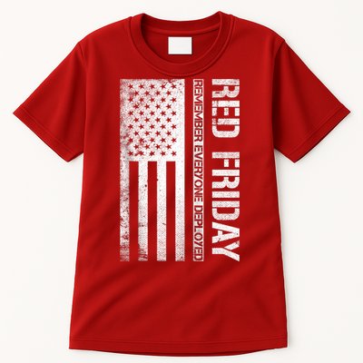 Remember Everyone Deployed Red Friday Zip Hoodie Tall T-Shirt