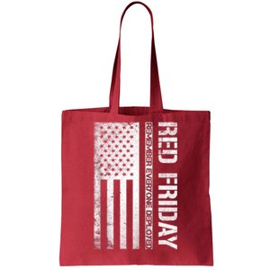 Remember Everyone Deployed Red Friday Zip Hoodie Tote Bag