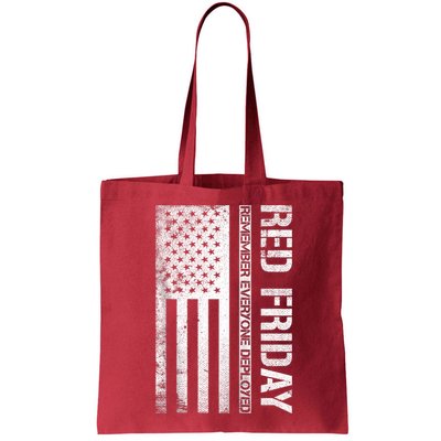 Remember Everyone Deployed Red Friday Zip Hoodie Bag