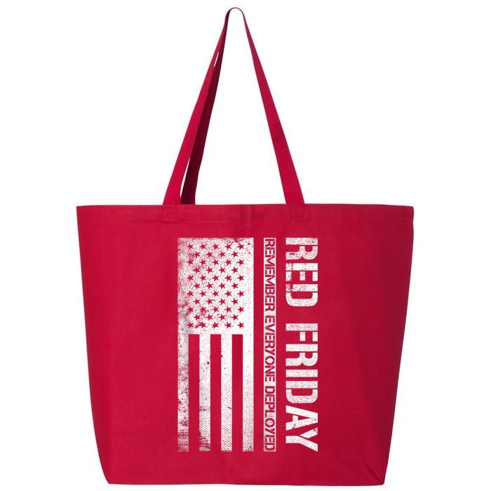 Remember Everyone Deployed Red Friday Zip Hoodie 25L Jumbo Tote