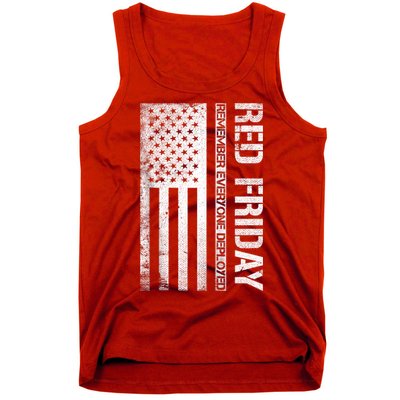 Remember Everyone Deployed Red Friday Zip Hoodie Tank Top