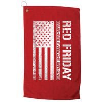 Remember Everyone Deployed Red Friday Zip Hoodie Golf Towel