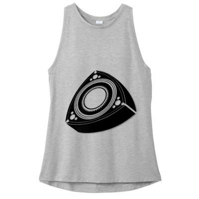 Rotary Engine Design Ladies PosiCharge Tri-Blend Wicking Tank