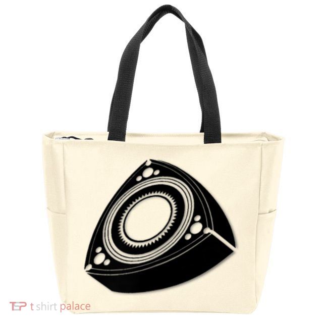 Rotary Engine Design Zip Tote Bag