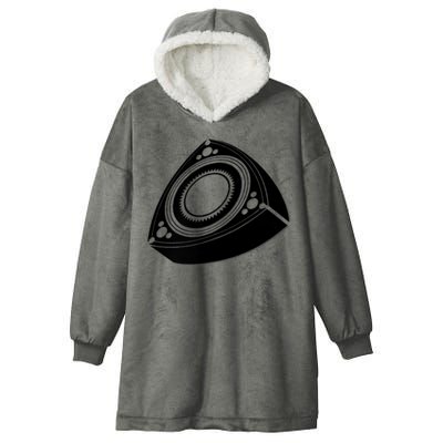 Rotary Engine Design Hooded Wearable Blanket