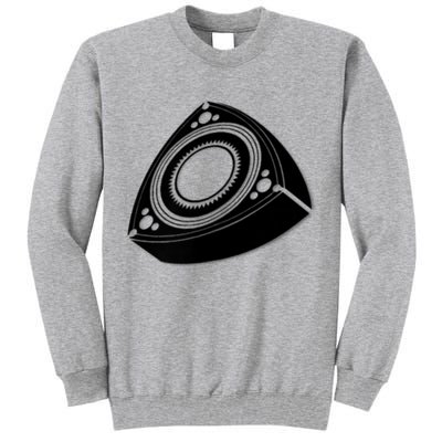Rotary Engine Design Tall Sweatshirt
