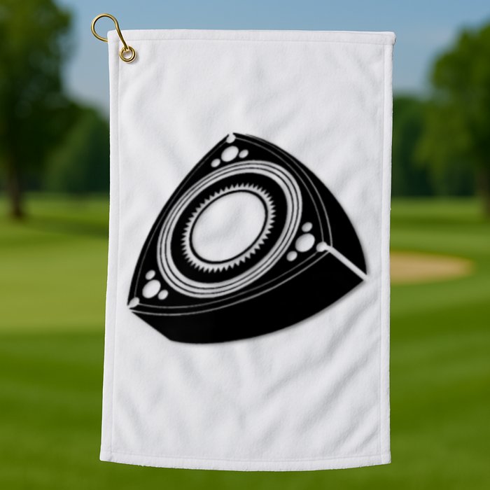 Rotary Engine Design Golf Towel
