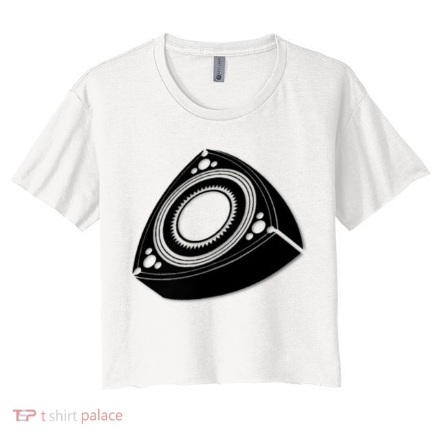 Rotary Engine Design Crop Top