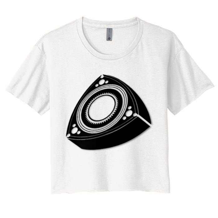 Rotary Engine Design Crop Top