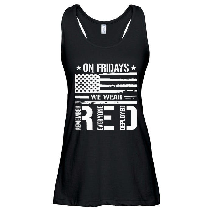 Remember Everyone Deployed On Friday We Wear Red Ladies Essential Flowy Tank