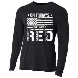 Remember Everyone Deployed On Friday We Wear Red Cooling Performance Long Sleeve Crew