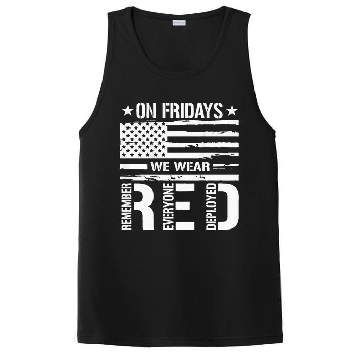 Remember Everyone Deployed On Friday We Wear Red PosiCharge Competitor Tank