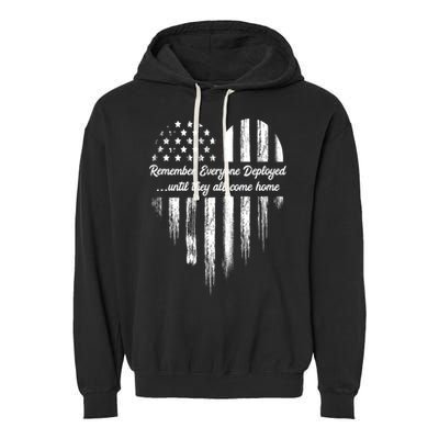 Remember Everyone Deployed Red Friday Garment-Dyed Fleece Hoodie