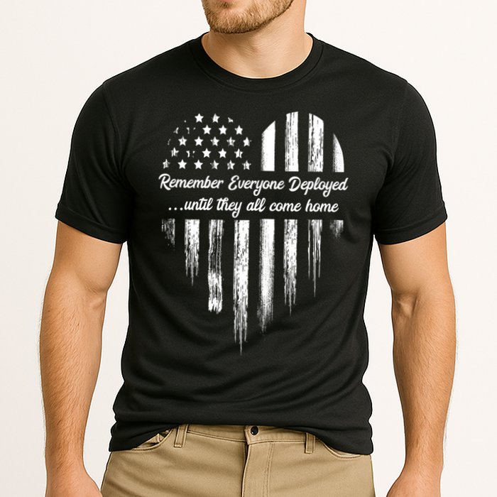 Remember Everyone Deployed Red Friday Performance Shirt