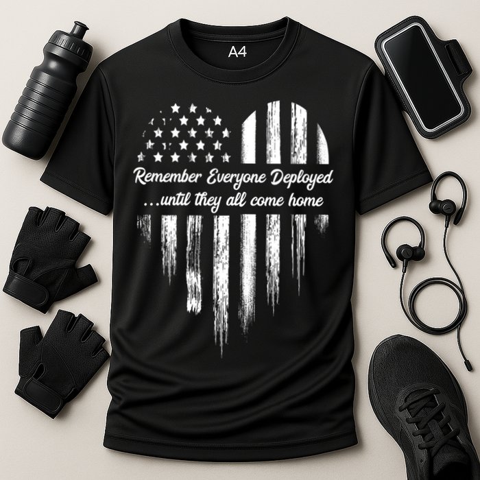 Remember Everyone Deployed Red Friday Performance Shirt
