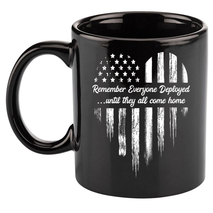 Remember Everyone Deployed Red Friday 11oz C Handle Ceramic Mug