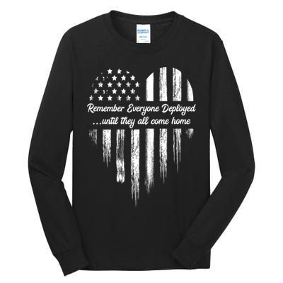Remember Everyone Deployed Red Friday Tall Long Sleeve T-Shirt