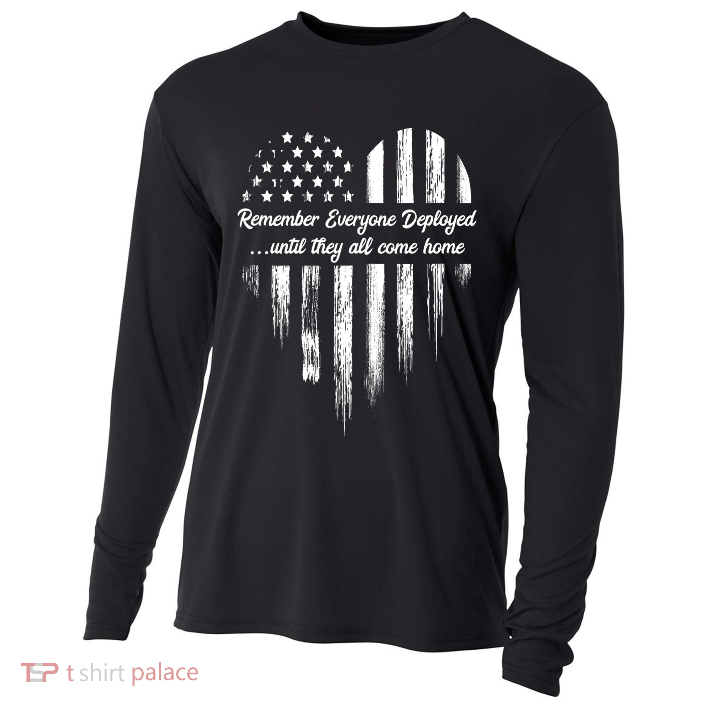 Remember Everyone Deployed Red Friday Cooling Performance Long Sleeve Crew