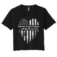 Remember Everyone Deployed Red Friday Crop Top