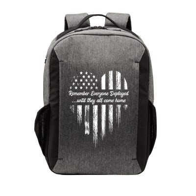Remember Everyone Deployed Red Friday Vector Backpack
