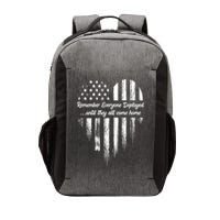 Remember Everyone Deployed Red Friday Vector Backpack