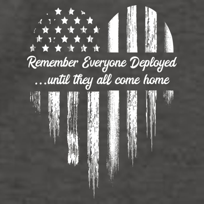 Remember Everyone Deployed Red Friday Vector Backpack