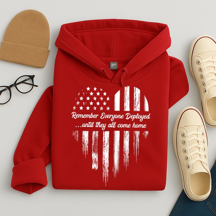Remember Everyone Deployed Red Friday Hoodie